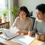 일시적 2주택 비과세 요건을 검토하는 부부