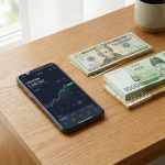 USD KRW 달러 원화 환율 스마트폰 조회 화면